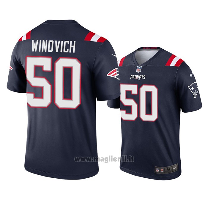 Maglia NFL Legend New England Patriots Chase Winovich 2020 Blu